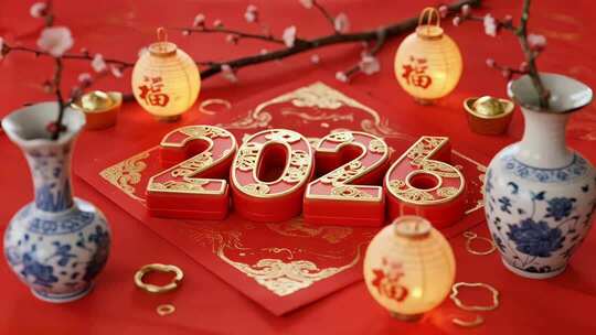 2024年春节装饰静物