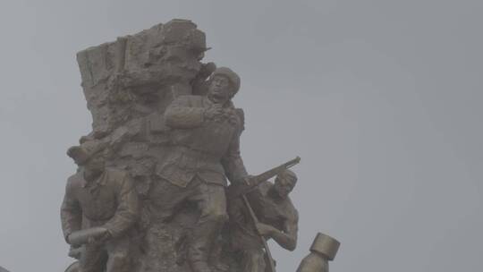 抗美援朝纪念雕像LOG