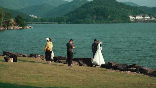 宁波东钱湖傍晚风光