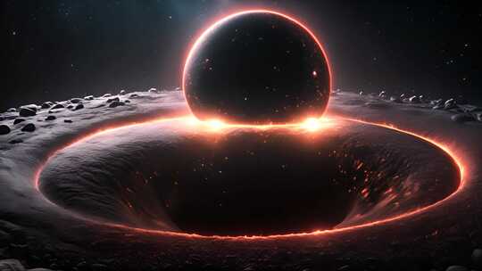 黑洞 星际穿越 宇宙天体视频素材模板下载