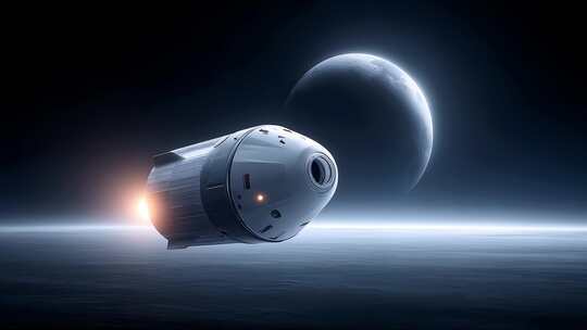 宇宙飞船探索未知太空环境