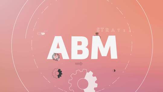 信息图带图标的多个标题动画信息abm