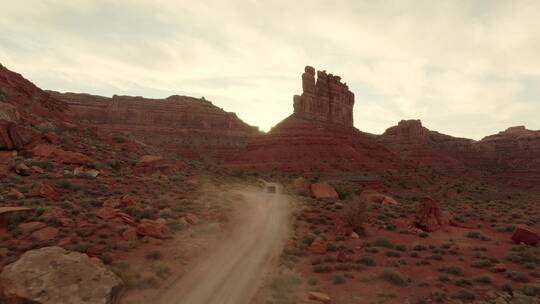 犹他州众神之谷沙漠景观视频素材模板下载