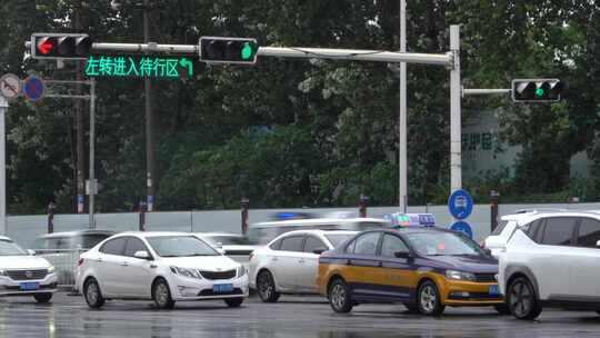 雨天 下雨 城市风光 写意 台风 雨中景色