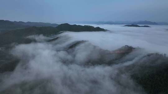 干净空镜广告唯美航拍大景城市山川