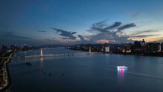 杭州大桥城市夜景