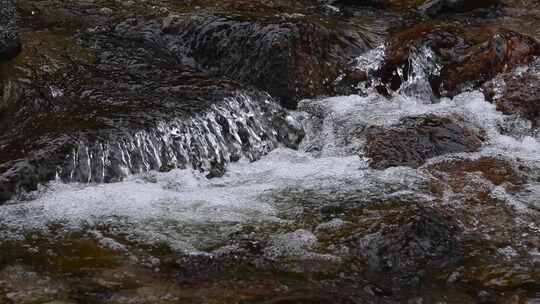 山涧河流小溪岩石流水升格