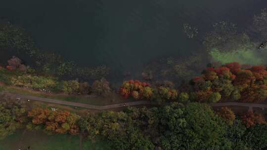 大理大理洱海秋天风景航拍视频素材模板下载