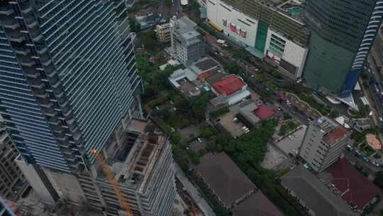 摩天大楼，城市，天线，城市