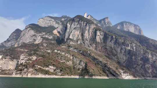 长江三峡巫峡红叶