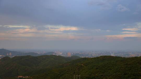 山区城市日转夜8K延时