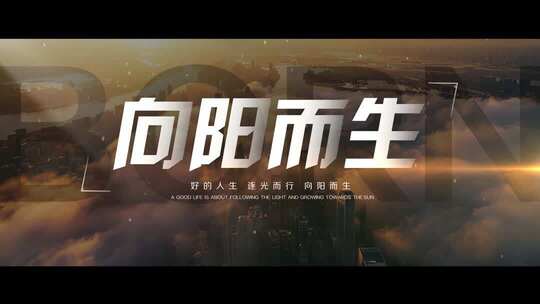 简约大气时尚白色文字