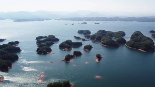 航拍千岛湖山水风景区