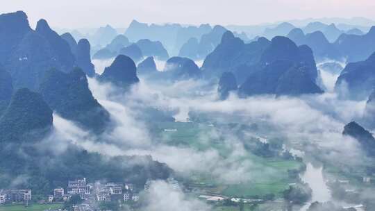 桂林山水 桂林风光 桂林航拍 风光风景