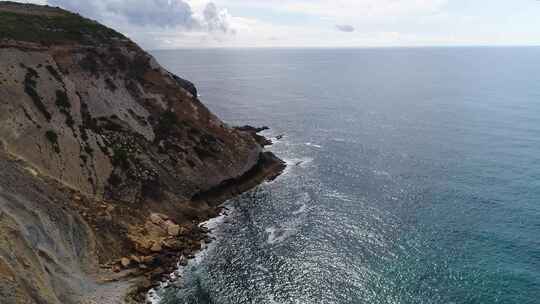 航拍海岛海景视频素材模板下载