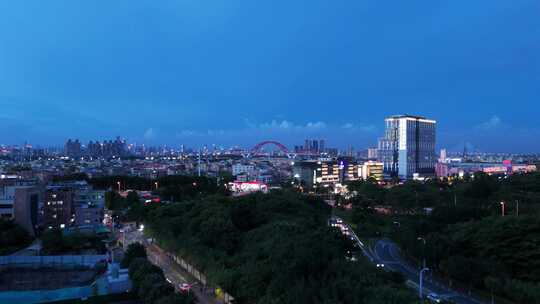 广州番禺洛溪 沙溪 厦滘夜景