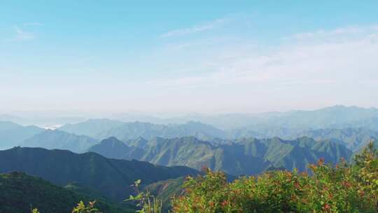 杭州临安大明山牵牛岗群山风景