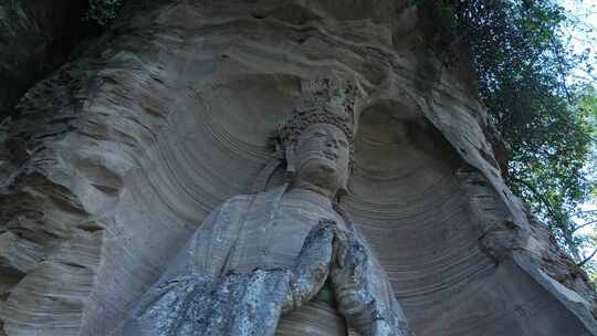 四川安岳石刻茗山寺