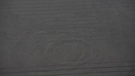 雨水低落的水波视频素材模板下载