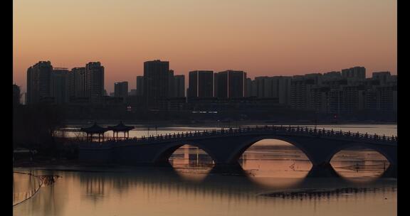 济南航拍城市风光高清在线视频素材下载