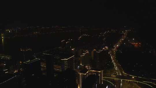 杭州复兴路立交复兴大桥夜景