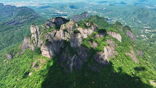 广西玉林大容山大景航拍