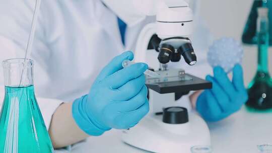 医疗生物科技基因 生物医疗研究制药视频素材模板下载