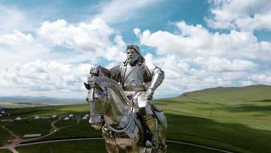 蒙古成吉思汗雕像