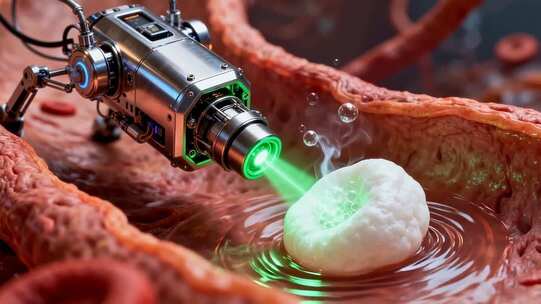 医疗机械体内治疗微观场景