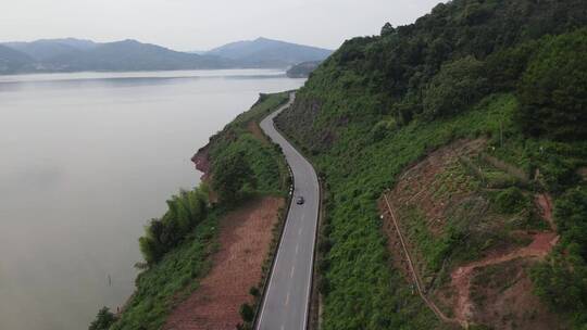 公路道路交通车辆航拍