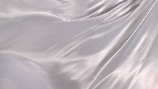 白色系丝绸织物飘动 (14)