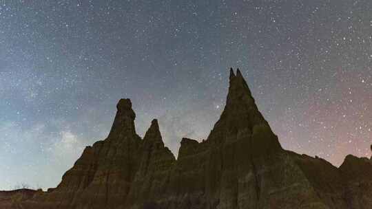 6K30帧元谋浪巴铺土林星空延时