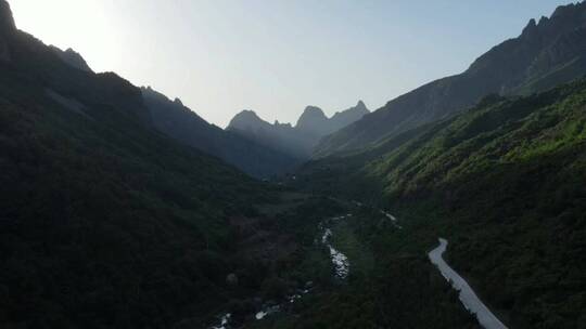 航拍燕山大峡谷