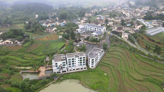 贵州 仁化 民宿  风景 烟雾缭绕