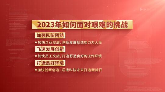 干净简洁企业数据文字展示