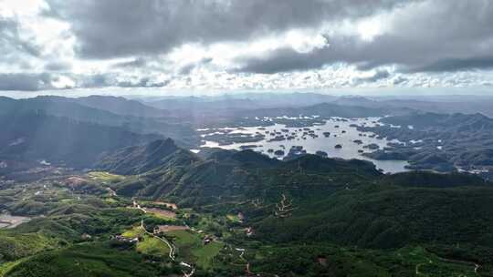 4K航拍大隆洞水库