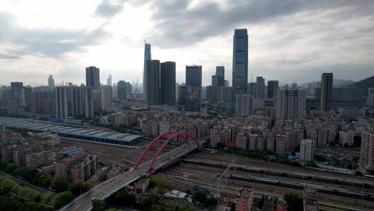 深圳城市建筑交通航拍