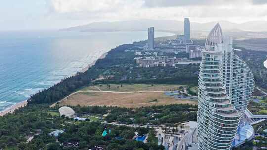 海南三亚海棠湾红树林度假酒店航拍