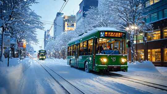 冬季唯美雪景