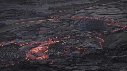 熔岩流，火山，岩浆，火山