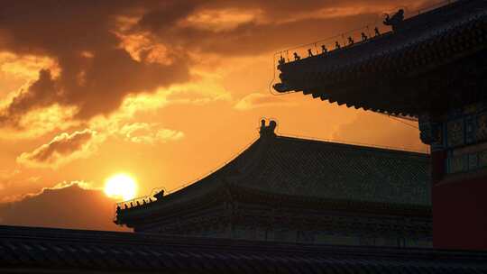 中国历史古建筑古代宫殿