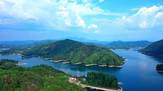 水库自然风光千岛湖