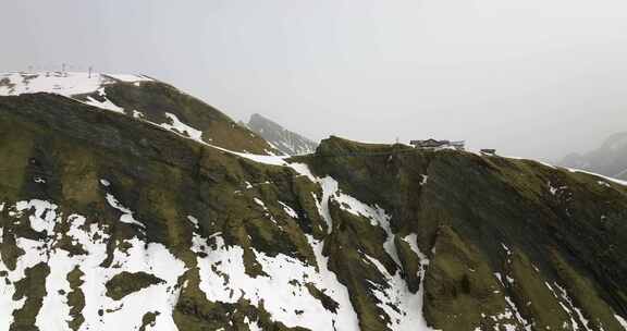 山脉，格林德沃尔德，瑞士，雪