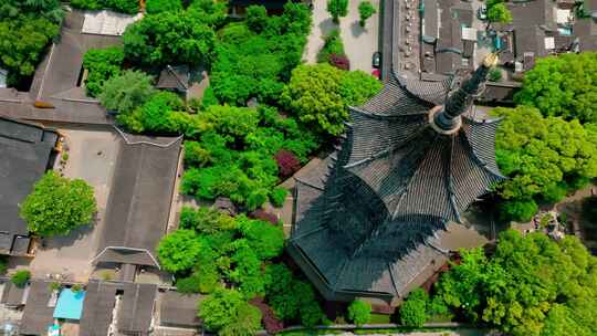 苏州北寺塔视频素材模板下载