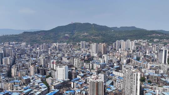 四川达州城市建设航拍