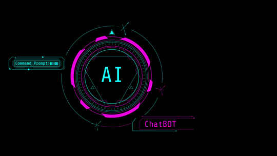 关于人工智能聊天机器人通信的信息图表动画