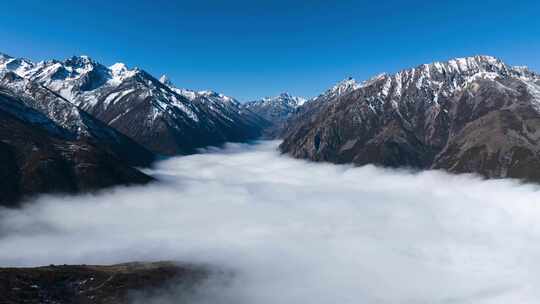 雪山云海延时