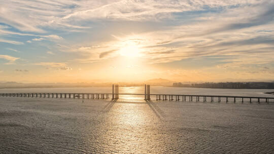 泉州湾跨海大桥延时【合集】泉州湾大桥风景