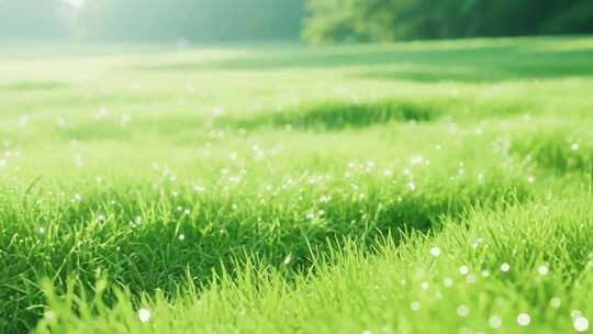 阳光明媚自然风光延时摄影