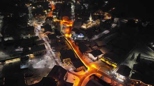 Zell Am see，镇，奥地利，雪